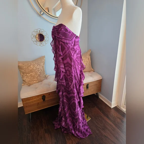 Lauren Ralph Lauren Karilline Strapless Evening Gown - Picture 3 of 11